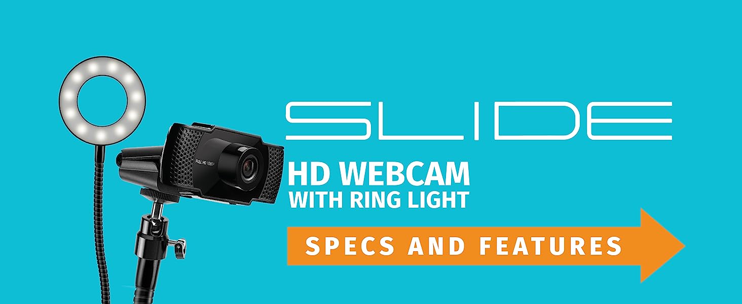 SLIDE CWB13 USB 2.0 HD Webcam